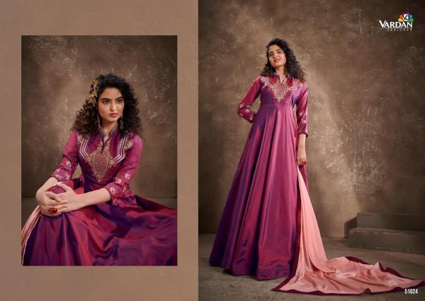 Vardan Apsara 1 Silk Fancy Gown With Dupatta Collection